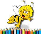 Maja cartea de colorat a albinelor