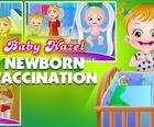 Bébé Hazel Nouveau-Né De Vaccination