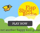 Mobil cihazlar üçün tam ekran Flap Shoot Birdie oyun