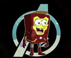 spongebob iron man
