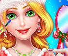 Kalėdų Mergina Makeover Žaidimas-Kalėdų Mergina Žaidimai