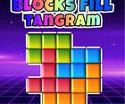 Blokai Užpildyti Tangram Dėlionės
