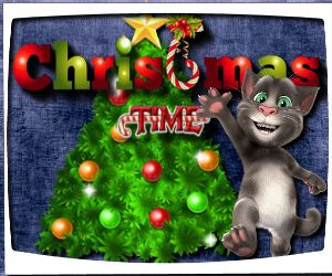 Ойын Talking Tom Christmas Time | Сөйлейтін Том Рождество ақысыз онлайн ...