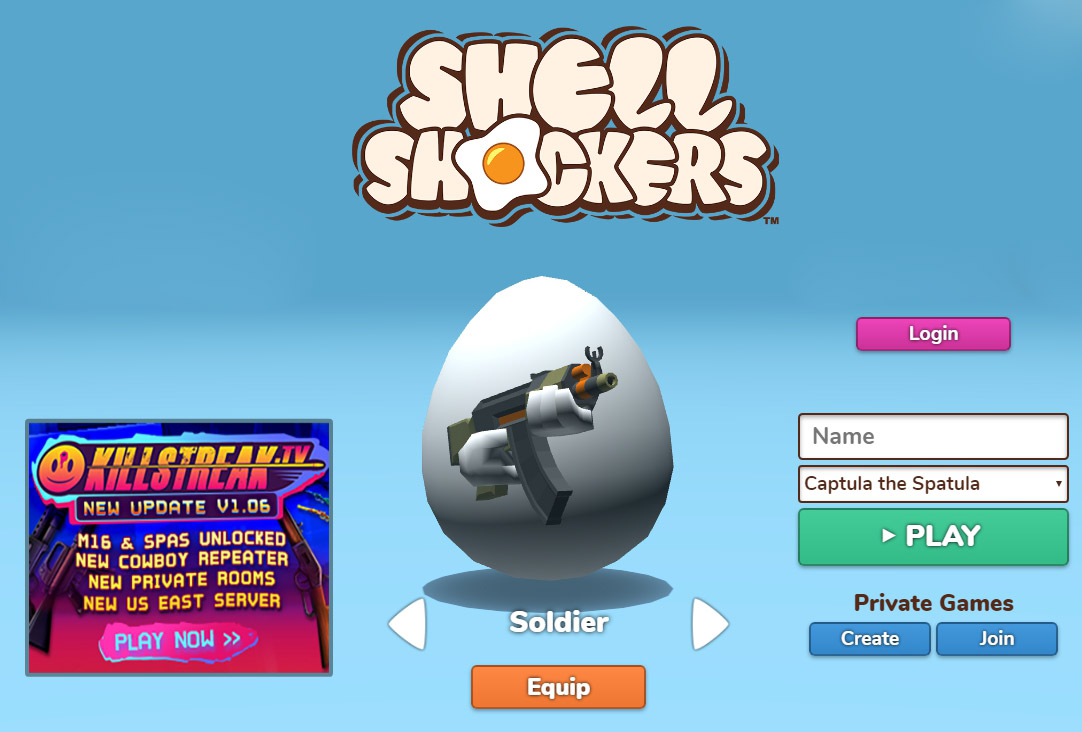 Shell Shockers.io . Online Games .
