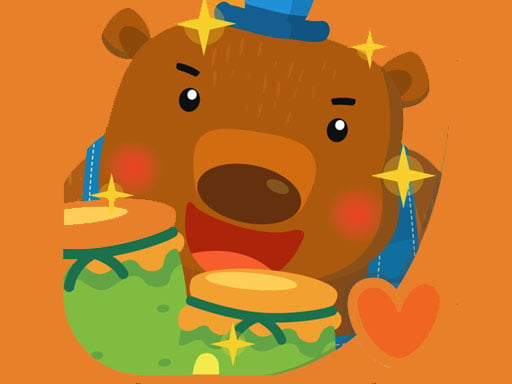 Мишка мед игра. Игра с оранжевым медведем. Бен медведь игра. КИД В играет мишка 1.