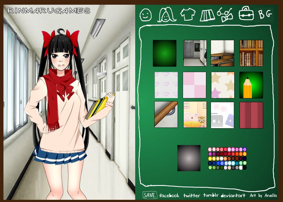 Hot anime girl dress up games
